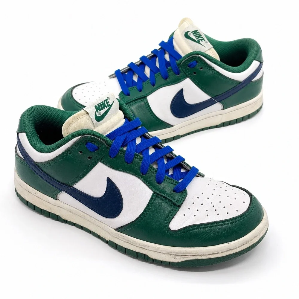 Nike Dunk Low Gorge Green Midnight Navy Women's 5 DD1503-300 Sneakers